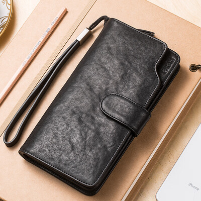 Pabin Pabin wallet mens long zipper wallet multi-card large capacity vegetable tanned layer leather hand bag casual business wallet PB528 black
Pabin Pabin wallet mens long zipper wallet multi-card large capacity vegetable tanned layer leather hand bag casual business wallet PB528 black