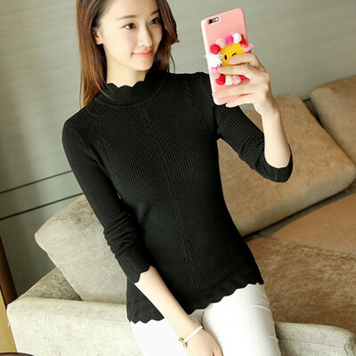 Winter Autumn Women Tops Knitwear Short Section Of The Semi-High Collar Slim Sweater Women Sweaters And Pullovers
Winter Autumn Women Tops Knitwear Short Section Of The Semi-High Collar Slim Sweater Women Sweaters And Pullovers