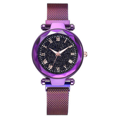Women Roman Number Starry Sky Watches Magnet Mesh Band Sainless Steel Quartz Wristwatch Ladies Elegant Fashion Watches
Women Roman Number Starry Sky Watches Magnet Mesh Band Sainless Steel Quartz Wristwatch Ladies Elegant Fashion Watches
