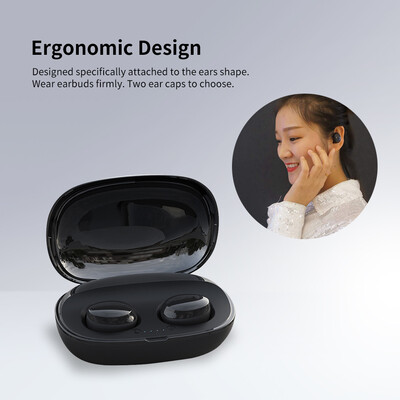 Wireless Earbuds BT41 Sports Headphone IPX5 Waterproof Mini Earbuds 1200mAh Battery Case 25H Playing Time Black 
Wireless Earbuds BT41 Sports Headphone IPX5 Waterproof Mini Earbuds 1200mAh Battery Case 25H Playing Time Black