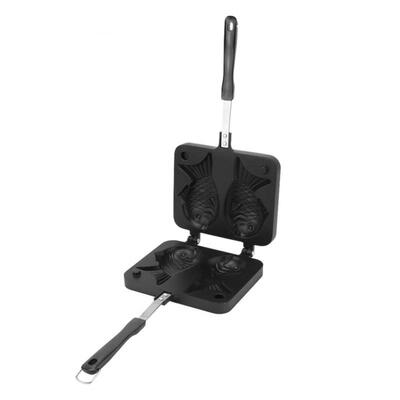 Greensen Non-Stick Bakeware Waffle Cake Maker Pan With 2 Sided Fish Shape Aluminium Alloy Mold
Greensen Non-Stick Bakeware Waffle Cake Maker Pan With 2 Sided Fish Shape Aluminium Alloy Mold