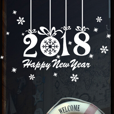 〖Follure〗2018 Happy New Year Merry Christmas Wall Sticker Home Shop Windows Decals Decor
〖Follure〗2018 Happy New Year Merry Christmas Wall Sticker Home Shop Windows Decals Decor