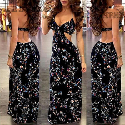 Women Boho Long Maxi Casual Dress Evening Party Beach Dresses Summer Sundress US 
Women Boho Long Maxi Casual Dress Evening Party Beach Dresses Summer Sundress US