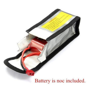 LiPo Battery Safe Guard Charging Protection Explosion-Proof Bag 125x64x50mm 
LiPo Battery Safe Guard Charging Protection Explosion-Proof Bag 125x64x50mm