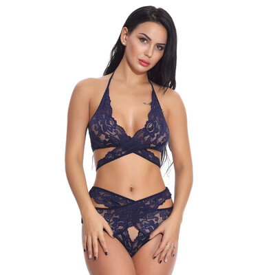 Toponeto Women Plus Size Lace Sexy Lingerie Hollow Halter Bra Set Babydoll Underwear
Toponeto Women Plus Size Lace Sexy Lingerie Hollow Halter Bra Set Babydoll Underwear