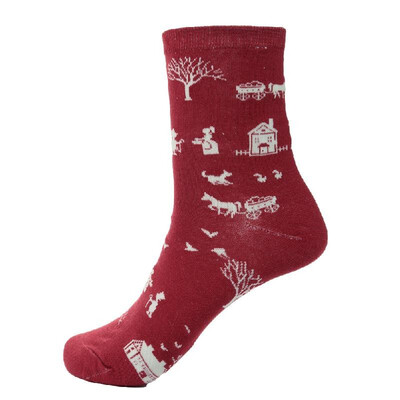 New Fashion Women Ankle Socks Contrast Tree Cartoon Pattern Colorblock Ribbed Cuffs Casual Socks
New Fashion Women Ankle Socks Contrast Tree Cartoon Pattern Colorblock Ribbed Cuffs Casual Socks