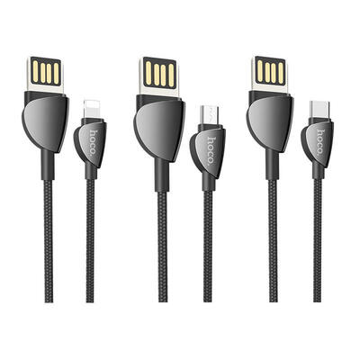 HOCO U62 12m USB To Lightning Type-C Micro USB Nylon Braided Data Charging Cable Stylish Slender Cell Phone Cable
HOCO U62 12m USB To Lightning Type-C Micro USB Nylon Braided Data Charging Cable Stylish Slender Cell Phone Cable