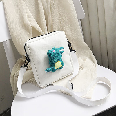 Cartoon cute little dinosaur canvas bag 2019 new fashion cute messenger Messenger bag casual simple wild shoulder bag
Cartoon cute little dinosaur canvas bag 2019 new fashion cute messenger Messenger bag casual simple wild shoulder bag