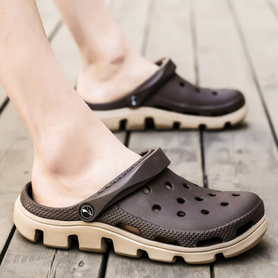 The hole hole sandals 2019 summer new outdoor wear mens slippers trend beach anti-slip soft bottom half slippers
The hole hole sandals 2019 summer new outdoor wear mens slippers trend beach anti-slip soft bottom half slippers