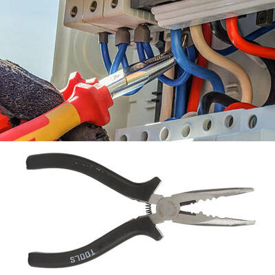 Greensen 6 High Carbon Steel Slimline Bent Nose Pliers Round Curved Nose Pliers for Multiple Purposes
Greensen 6 High Carbon Steel Slimline Bent Nose Pliers Round Curved Nose Pliers for Multiple Purposes