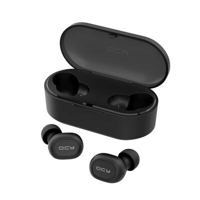 QCY BT50 Earphone TWS Earbuds Wireless Headphone Mini Stereo Earphones IPX4 Waterproof for Smartphones Black
QCY BT50 Earphone TWS Earbuds Wireless Headphone Mini Stereo Earphones IPX4 Waterproof for Smartphones Black