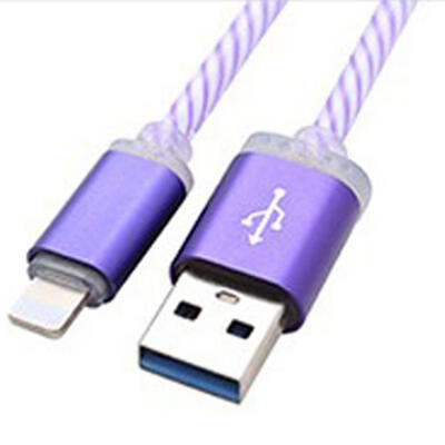 Colorful Luminescent Data USB Cable LED Gradient Light Mobile Phone Charging Cables For Apple IPhone -1m
Colorful Luminescent Data USB Cable LED Gradient Light Mobile Phone Charging Cables For Apple IPhone -1m