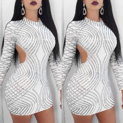 Womens Sequins Cocktail Bodycon Sheath Mini Dress Party Glitter Clubwear DressS L XL
Womens Sequins Cocktail Bodycon Sheath Mini Dress Party Glitter Clubwear DressS L XL