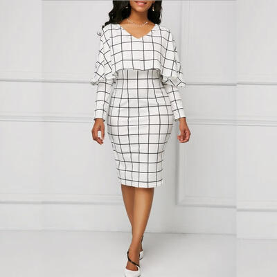New Style Plaid Long Sleeve Bodycon Casual Party Evening Cocktail Mini Dress for Women tenderly
New Style Plaid Long Sleeve Bodycon Casual Party Evening Cocktail Mini Dress for Women tenderly