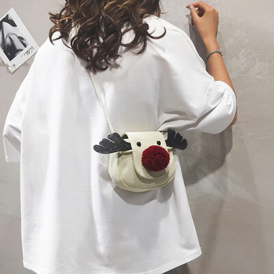 Ugly cute small bag female 2019 new Japanese childlike reindeer canvas bag cartoon cute elk single shoulder Messenger bag
Ugly cute small bag female 2019 new Japanese childlike reindeer canvas bag cartoon cute elk single shoulder Messenger bag