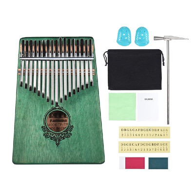 17-key Kalimba Portable Thumb Piano Mbira Mahogany Wood with Carry Bag Stickers Tuning Hammer Cleaning Cloth Finger Stall Musical
17-key Kalimba Portable Thumb Piano Mbira Mahogany Wood with Carry Bag Stickers Tuning Hammer Cleaning Cloth Finger Stall Musical