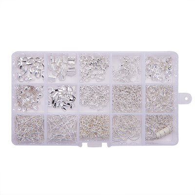 PH PANDAHALL 1Box Jewelry Finding Kits with Covers Ball Chain Extensions End Pieces Earring Hooks Head Pins
PH PANDAHALL 1Box Jewelry Finding Kits with Covers Ball Chain Extensions End Pieces Earring Hooks Head Pins