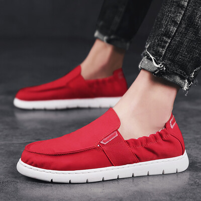 Summer Mens Shoes Red Tide Shoes Mens Leisure Canvas Shoes Old Beijing Cloth Shoes in Autumn
Summer Mens Shoes Red Tide Shoes Mens Leisure Canvas Shoes Old Beijing Cloth Shoes in Autumn