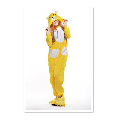 Womens winter pajamas unisex cartoon pajamas yellow fox Cosplay flannel pajamas adult raccoon animal pajamas
Womens winter pajamas unisex cartoon pajamas yellow fox Cosplay flannel pajamas adult raccoon animal pajamas