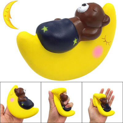 Gotoamei Squishy Baby Bear Sleeping On Moon Charm Slow Rising Squeeze Stress Reliever Toy
Gotoamei Squishy Baby Bear Sleeping On Moon Charm Slow Rising Squeeze Stress Reliever Toy