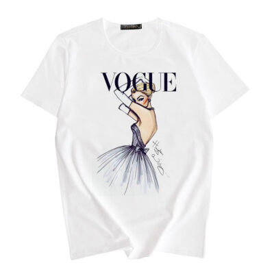 Women All-match Slim Fit Fashion Cartoon Pattern Casual Summer New Style Personality T-shirts
Women All-match Slim Fit Fashion Cartoon Pattern Casual Summer New Style Personality T-shirts