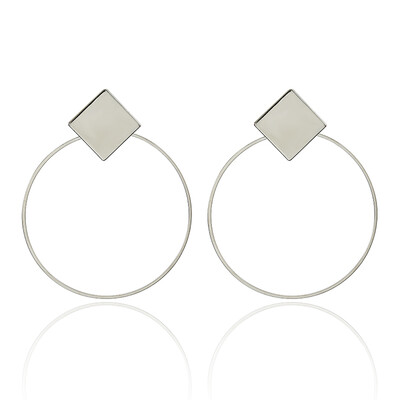 Simple Hyperbole gold color Silver geometric big round earrings for women fashion Vintage Earring Female drop earrings jewelry
Simple Hyperbole gold color Silver geometric big round earrings for women fashion Vintage Earring Female drop earrings jewelry