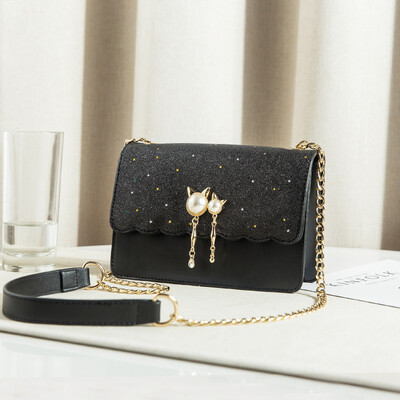 Summer little girl fashion chain bag small square bag foreign gas woman single shoulder slant
Summer little girl fashion chain bag small square bag foreign gas woman single shoulder slant