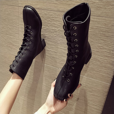 Retro fashion Martins female British style new autumn Europe&the United States thick heel square head handsome motorcycle boot
Retro fashion Martins female British style new autumn Europe&the United States thick heel square head handsome motorcycle boot