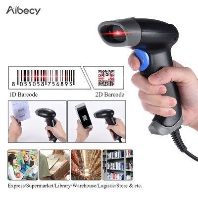 Aibecy 2D QR 1D USB Barcode Scanner CCD Red Light PDF417 Screen Scanning Bar Code Reader Support Multiple Language for Wechat Alip
Aibecy 2D QR 1D USB Barcode Scanner CCD Red Light PDF417 Screen Scanning Bar Code Reader Support Multiple Language for Wechat Alip