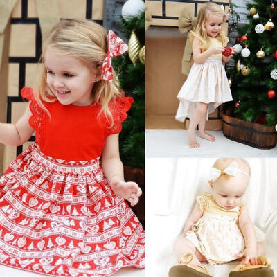 Details about Christmas Baby Girls Toodler Kids Xmas Lace Romper Dress Party Dresses Gift
Details about Christmas Baby Girls Toodler Kids Xmas Lace Romper Dress Party Dresses Gift