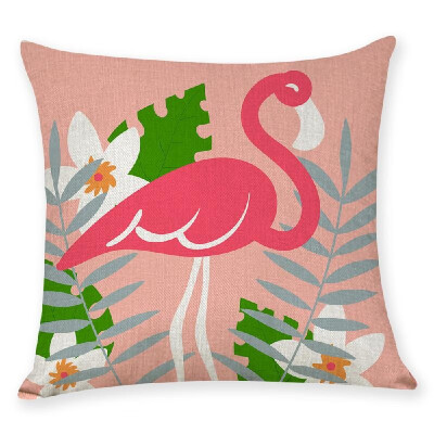 Flamingo Pillowcase Pillow Cover Cartoon Sofa Cushion Case Protector 45x45CM Without Core
Flamingo Pillowcase Pillow Cover Cartoon Sofa Cushion Case Protector 45x45CM Without Core