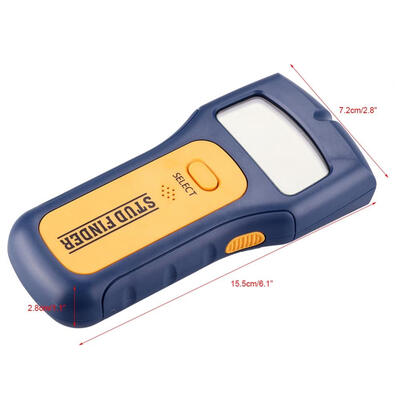 1pc Stud Wood Wall Center Finder Scanner LCD Metal AC Live Wire Detector Tool Handheld Wood Detector Wire Finder
1pc Stud Wood Wall Center Finder Scanner LCD Metal AC Live Wire Detector Tool Handheld Wood Detector Wire Finder