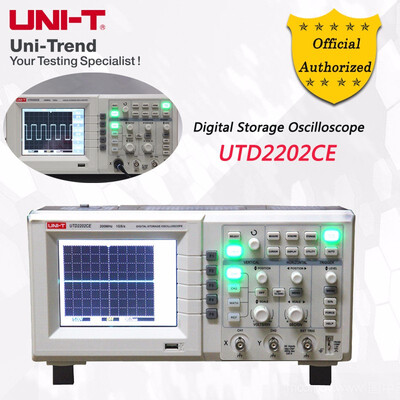 UNI-T UTD2202CE Digital Storage Oscilloscope 2 Channels 200MHz Bandwidth 1GSs Sample Rate USB Communication
UNI-T UTD2202CE Digital Storage Oscilloscope 2 Channels 200MHz Bandwidth 1GSs Sample Rate USB Communication