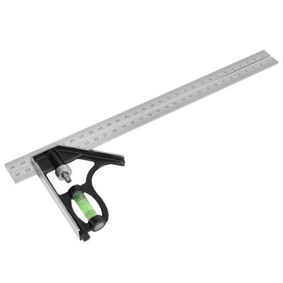 Greensen 300mm Adjustable Combination Square Angle Ruler 4590 Degree with Bubble Level
Greensen 300mm Adjustable Combination Square Angle Ruler 4590 Degree with Bubble Level