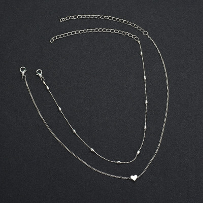 New Multi Layer Tiny Small Heart Moon Choker Necklace for Women Gold Color Short Chain Pendant Collar Necklace Jewelry Gift
New Multi Layer Tiny Small Heart Moon Choker Necklace for Women Gold Color Short Chain Pendant Collar Necklace Jewelry Gift