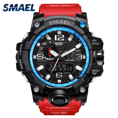 Mens Stylish Sports Multi-function Electronic Waterproof Watch Dual Display Wristwatches
Mens Stylish Sports Multi-function Electronic Waterproof Watch Dual Display Wristwatches