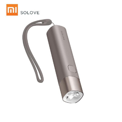 New XIAOMI SOLOVE X3 Electric Torch 3000mAh Power Bank USB Rechargeable Brightness EDC Flashlight Portable Mini LED Torch for Bike
New XIAOMI SOLOVE X3 Electric Torch 3000mAh Power Bank USB Rechargeable Brightness EDC Flashlight Portable Mini LED Torch for Bike