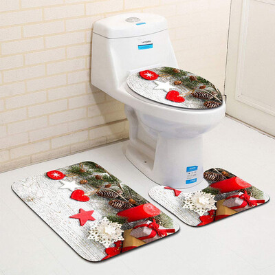 Tailored 3PCS Christmas Bathroom Non-Slip Pedestal Rug Lid Toilet Cover Bath Mat Set
Tailored 3PCS Christmas Bathroom Non-Slip Pedestal Rug Lid Toilet Cover Bath Mat Set