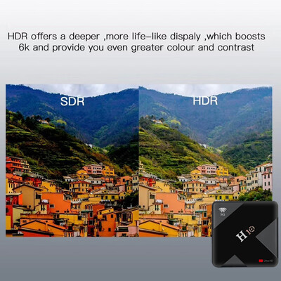 H10 Android 90 Smart TV Box 4K Media Player 6K HDR H265 VP9 Allwinner H6 Quad-core 64 Bit 4GB DDR3 32GB64GB EMMC 24G 5G WiFi
H10 Android 90 Smart TV Box 4K Media Player 6K HDR H265 VP9 Allwinner H6 Quad-core 64 Bit 4GB DDR3 32GB64GB EMMC 24G 5G WiFi