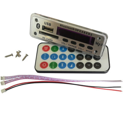 Wireless Bluetooth 50 12V MP3 WMA Decoder Board Audio Lossless APE Module USB TF FM Radio Support Power-off Memory Playback
Wireless Bluetooth 50 12V MP3 WMA Decoder Board Audio Lossless APE Module USB TF FM Radio Support Power-off Memory Playback