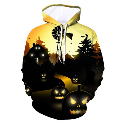 Toponeto Mens Scary Halloween Pumpkin 3D Print hooded Party Long Sleeve Hoodie Blouse
Toponeto Mens Scary Halloween Pumpkin 3D Print hooded Party Long Sleeve Hoodie Blouse