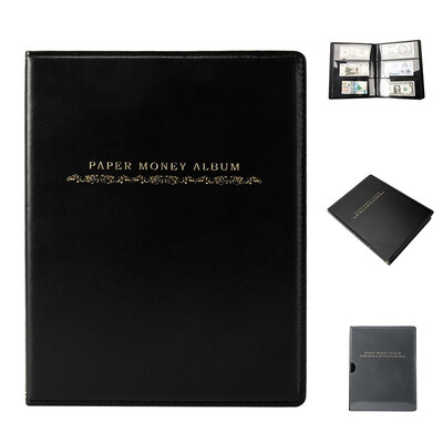 60 Pockets Soft Leather Notebook Album Banknote Paper Money Collection Stamps Book Storage
60 Pockets Soft Leather Notebook Album Banknote Paper Money Collection Stamps Book Storage
