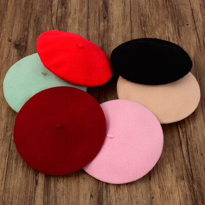 Pure Wool Solid Color Knit Hat Ladies Winter Warm Hat Female Painter Hat Beret Style Cap
Pure Wool Solid Color Knit Hat Ladies Winter Warm Hat Female Painter Hat Beret Style Cap