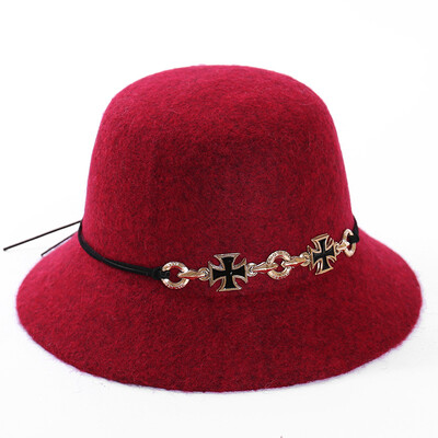Fall&Winter New Wool Pot Cap Wool Hat Dome Top Cap Female British Cross Felt Cap Fishermans Cap
Fall&Winter New Wool Pot Cap Wool Hat Dome Top Cap Female British Cross Felt Cap Fishermans Cap