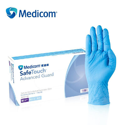 Medicom 1136D 100Pcs Disposable Nitrile Rubber Glove Thick Powder Free Strong Stretchy Gloves Pockmark Surface for Food Medical La
Medicom 1136D 100Pcs Disposable Nitrile Rubber Glove Thick Powder Free Strong Stretchy Gloves Pockmark Surface for Food Medical La
