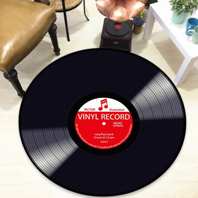 Gobestart Vinyl Record Printed Soft Fabric Round Floor Mat Carpet Room Area Bedroom Rug
Gobestart Vinyl Record Printed Soft Fabric Round Floor Mat Carpet Room Area Bedroom Rug