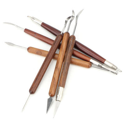 Greensen 6pcs Wooden Handle Ceramic Art Carving Clay Sculpting Hand Making Modeling Pottery Tool Kit
Greensen 6pcs Wooden Handle Ceramic Art Carving Clay Sculpting Hand Making Modeling Pottery Tool Kit