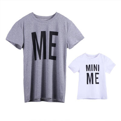 Daddy&Me Short Sleeve T-Shirt MeMini Me Prints Blouse Tops Family Clothes Matching Outfits
Daddy&Me Short Sleeve T-Shirt MeMini Me Prints Blouse Tops Family Clothes Matching Outfits