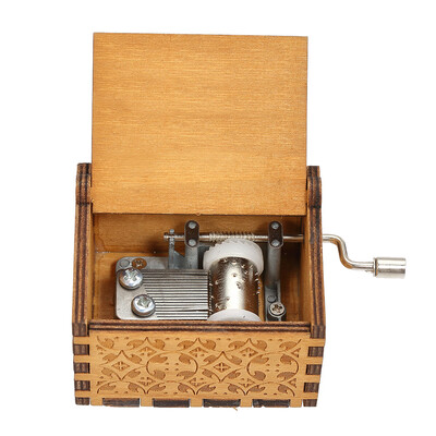 Vintage Wooden Theme Song Music Box Hand-operated Carved Engraving Music Case Creative Holiday Birthday Gifts for Kids
Vintage Wooden Theme Song Music Box Hand-operated Carved Engraving Music Case Creative Holiday Birthday Gifts for Kids