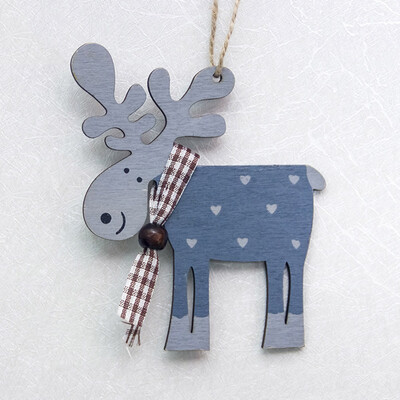 Gobestart Painted Wood Elk Pendant Christmas Tree Decoration Xmas Decor Deer Ornaments
Gobestart Painted Wood Elk Pendant Christmas Tree Decoration Xmas Decor Deer Ornaments